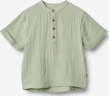 WHEAT - Comfort Fit Camisa 'Svend' em verde: frente