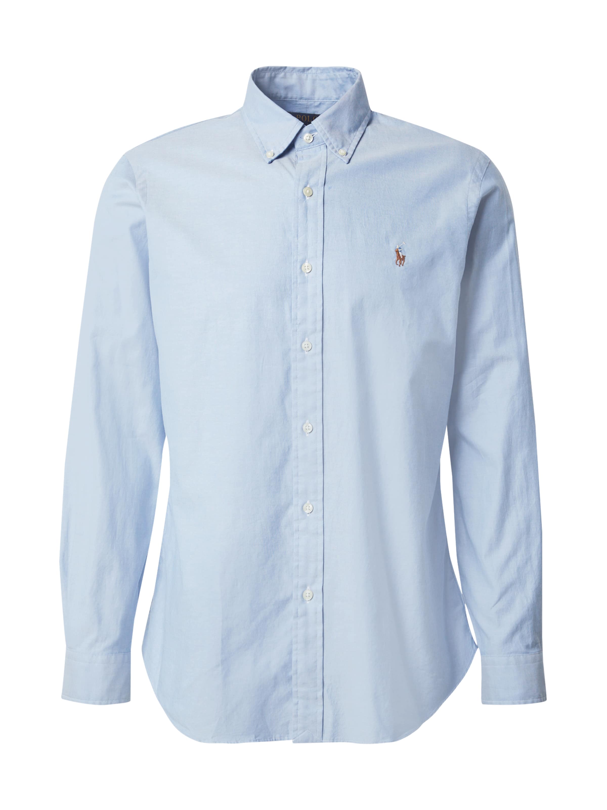 Chemise Polo Ralph Lauren en bleu : devant