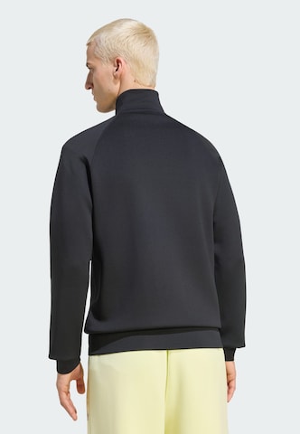 ADIDAS ORIGINALS - Casaco em moletão 'Trefoil Essentials' em preto