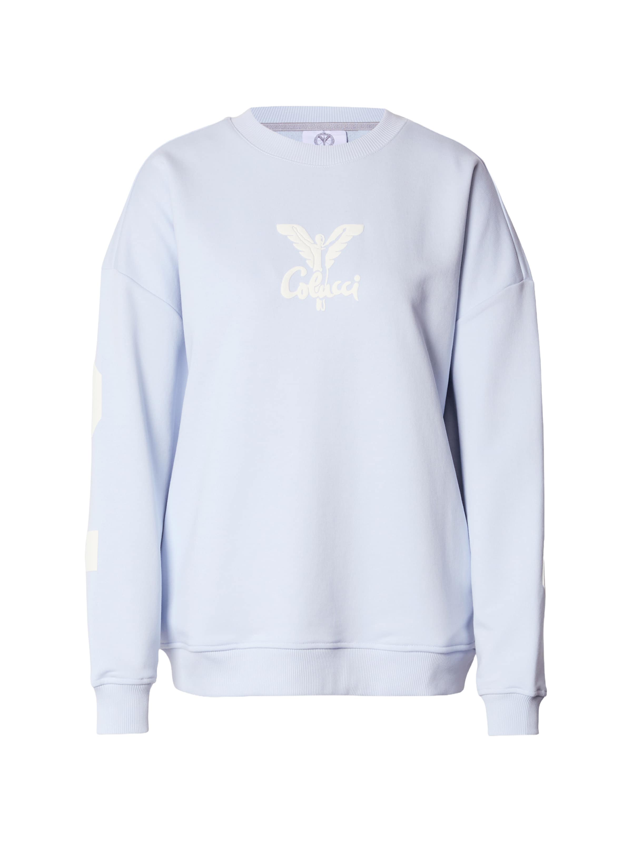 Carlo Colucci Sweatshirt 'Di Quirico' in Blauw: voorkant