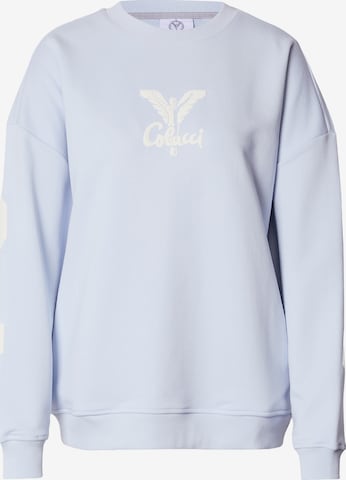 Felpa 'Di Quirico' di Carlo Colucci in blu: frontale