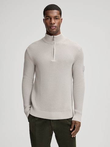 JOOP! Jeans Sweater 'Henrios' in Grey: front