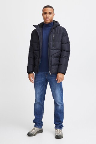 BLEND Winter jacket in Blue