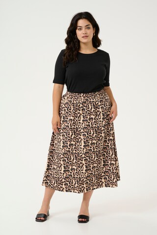 Jupe 'leona' KAFFE CURVE en beige