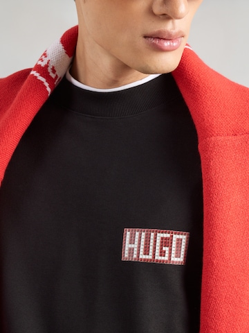 HUGO Μπλούζα φούτερ 'Durec' σε μαύρο