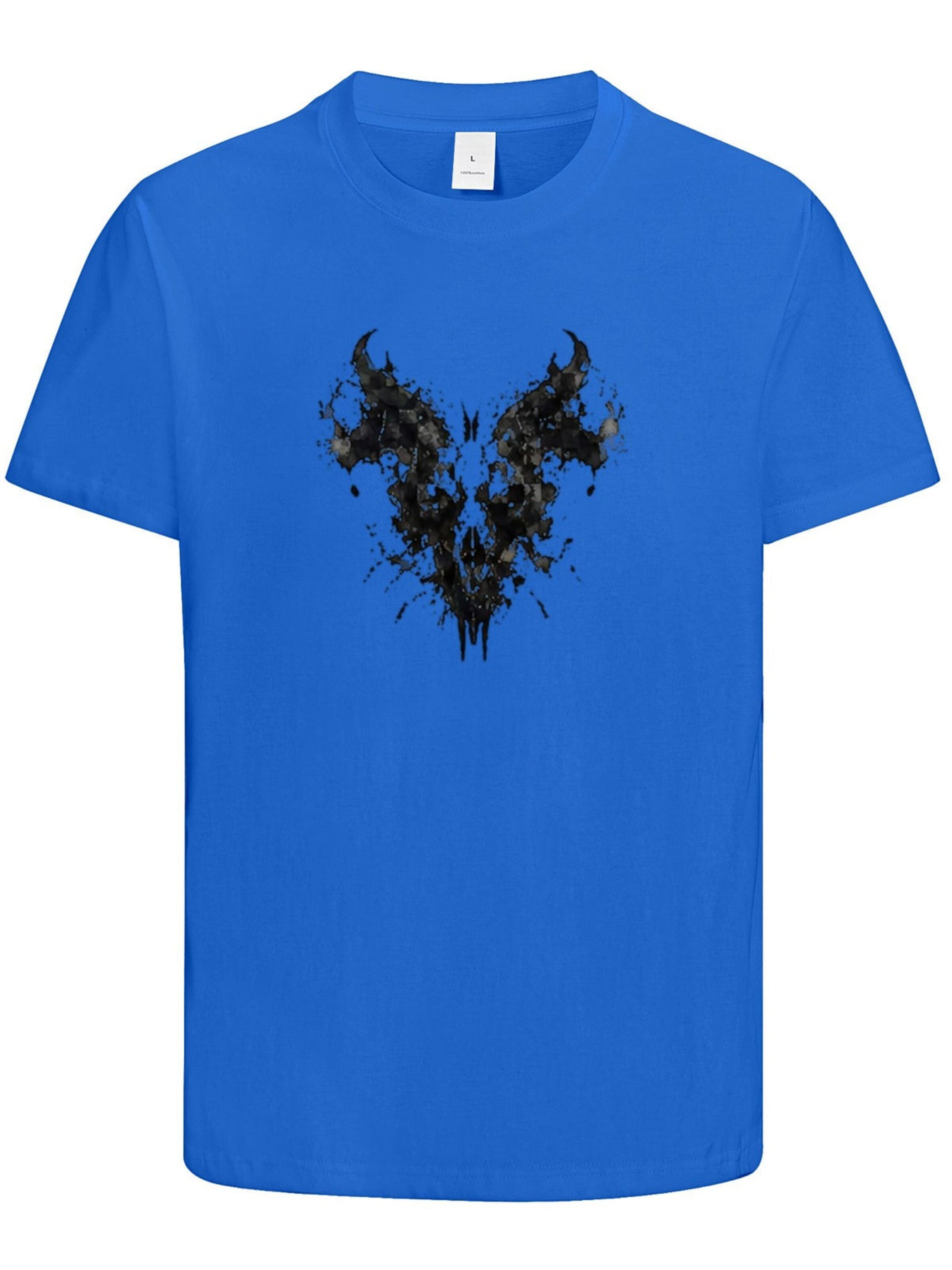 HUSKSWARE Shirt 'Grafik'‌‌‌‌‌‌ in Blau: Vorderseite