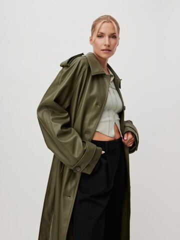 LeGer by Lena Gercke Between-Seasons Coat 'Mira' in Green