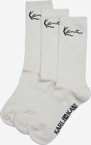 Karl Kani Socks in White: front