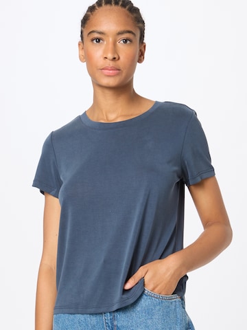 Monki - Camisa em azul: frente