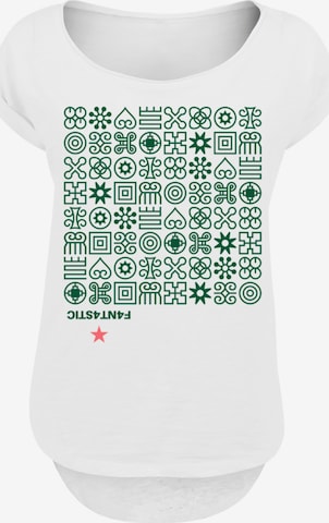 T-shirt F4NT4STIC en blanc : devant