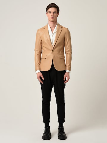 Antioch - Ajuste estrecho Chaqueta saco en beige