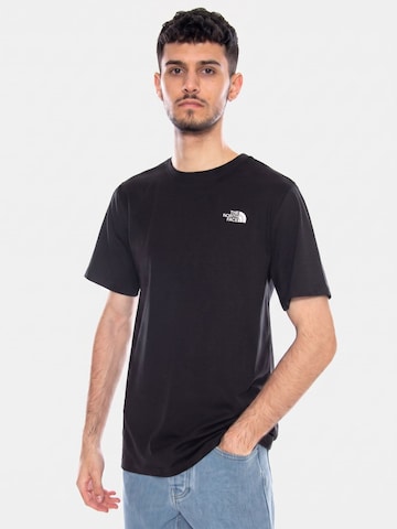 Maglietta 'M Evo SD Reg SS Tee TNF Black' di THE NORTH FACE in nero: frontale