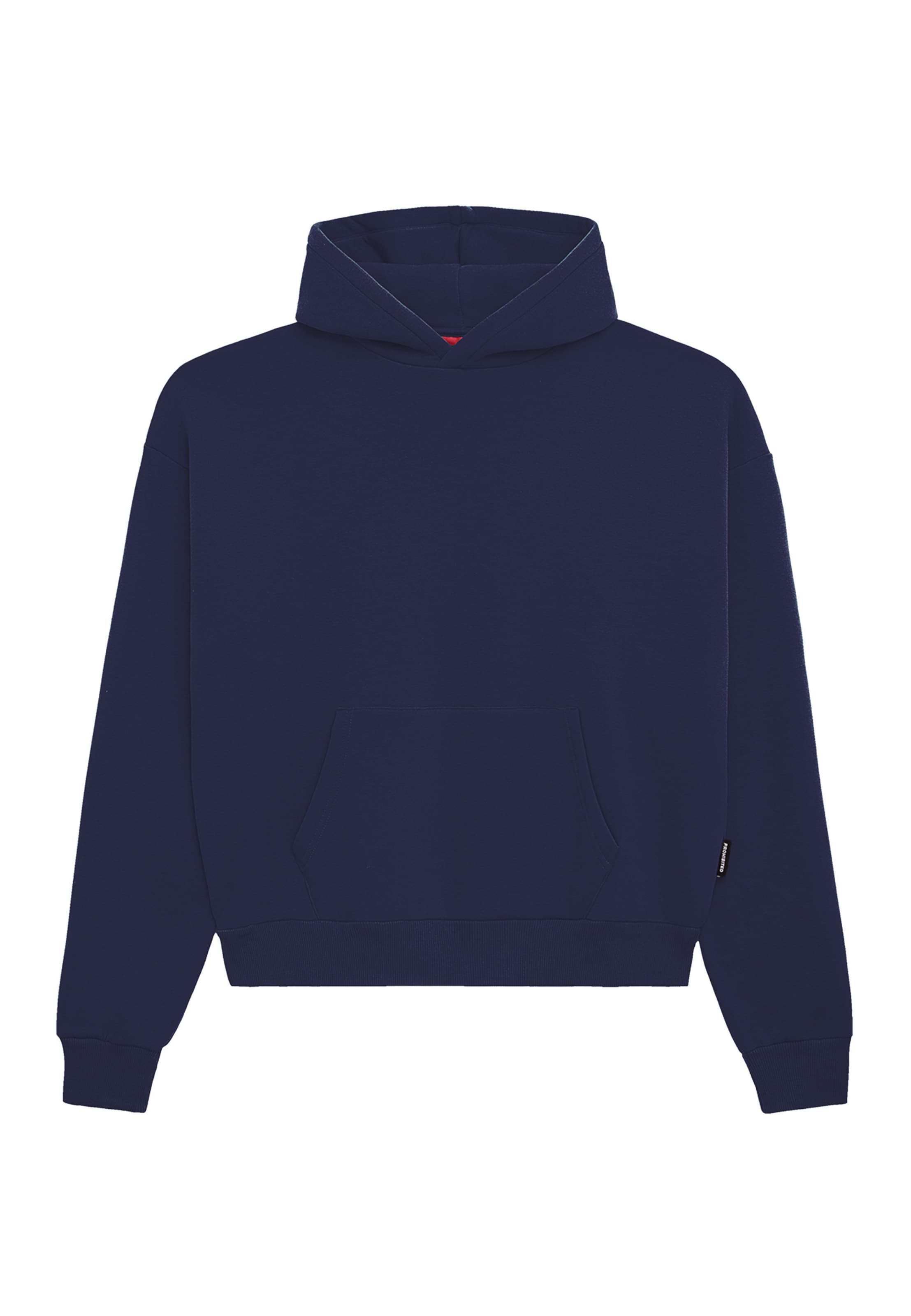 Prohibited Mikina 'The Swiss Yuppie' – modrá: přední strana