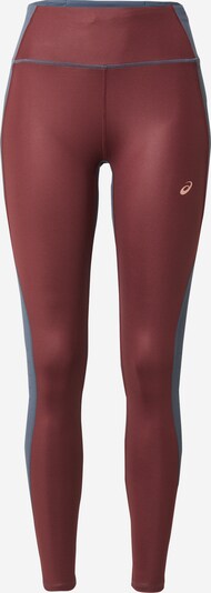 Pantaloni sport 'NAGINO' ASICS pe albastru porumbel / roșu burgundy, Vizualizare produs