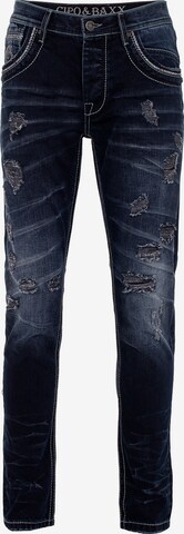 CIPO & BAXX Regular Jeans in Blauw: voorkant