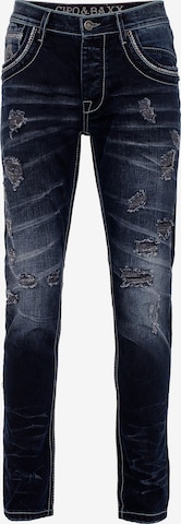 CIPO & BAXX Regular Jeans in Blauw: voorkant