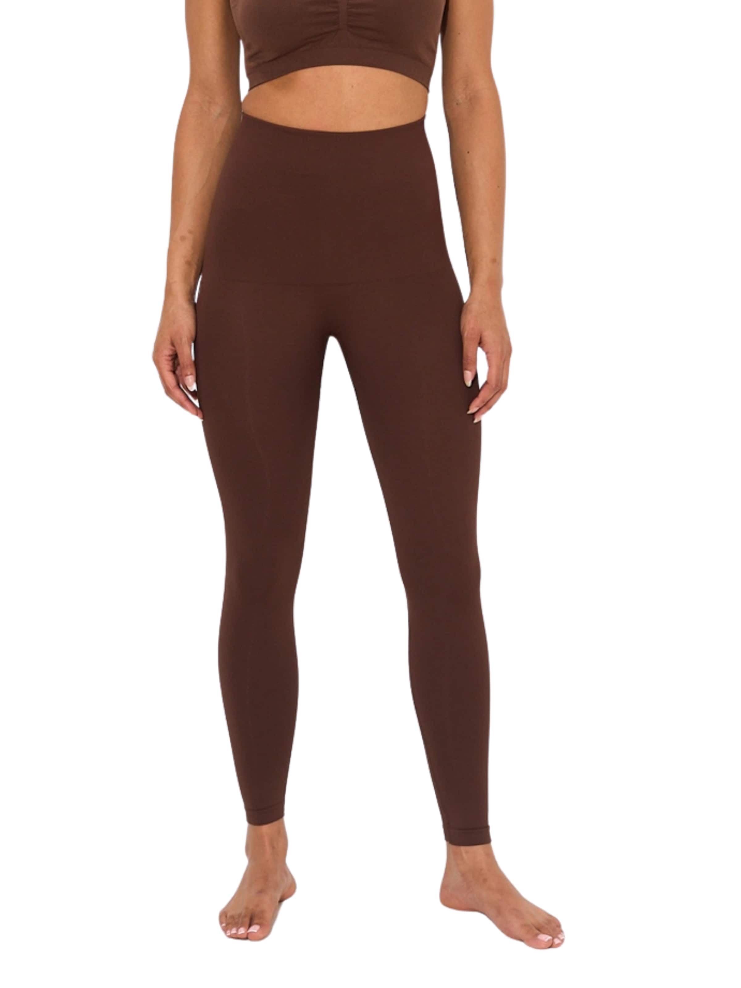 cfab (formerly creamy fabrics) Shapinghose 'Seamless Shaping Leggings'‌‌‌ in S in braun, Produktansicht
