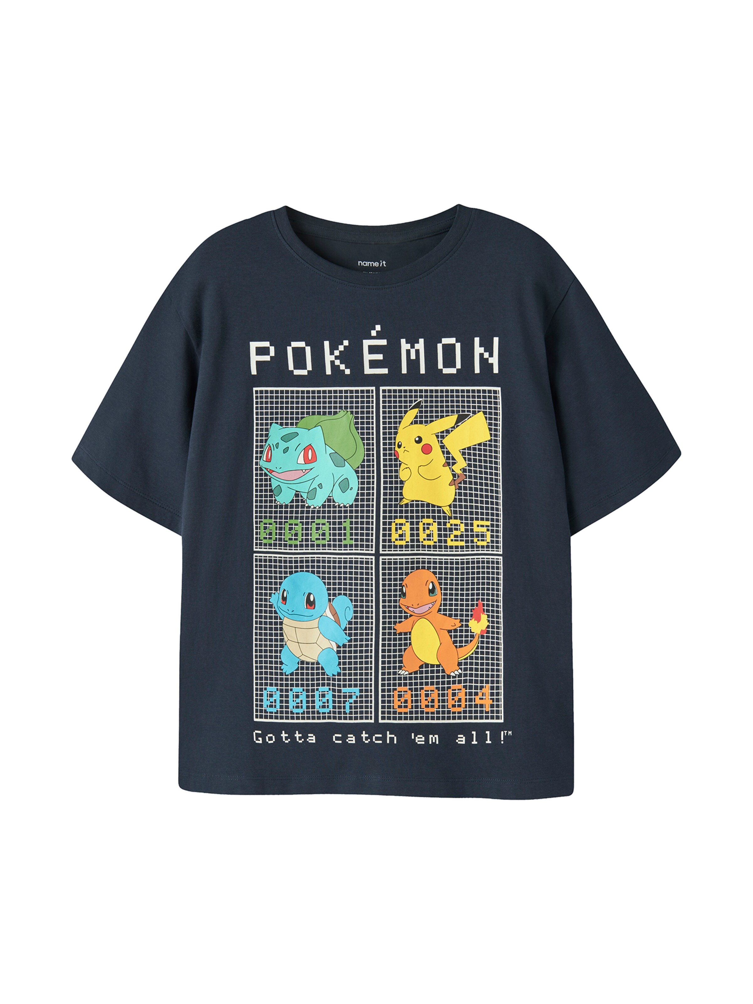 NAME IT Shirts 'NKMJIS POKEMON' i blå: forside