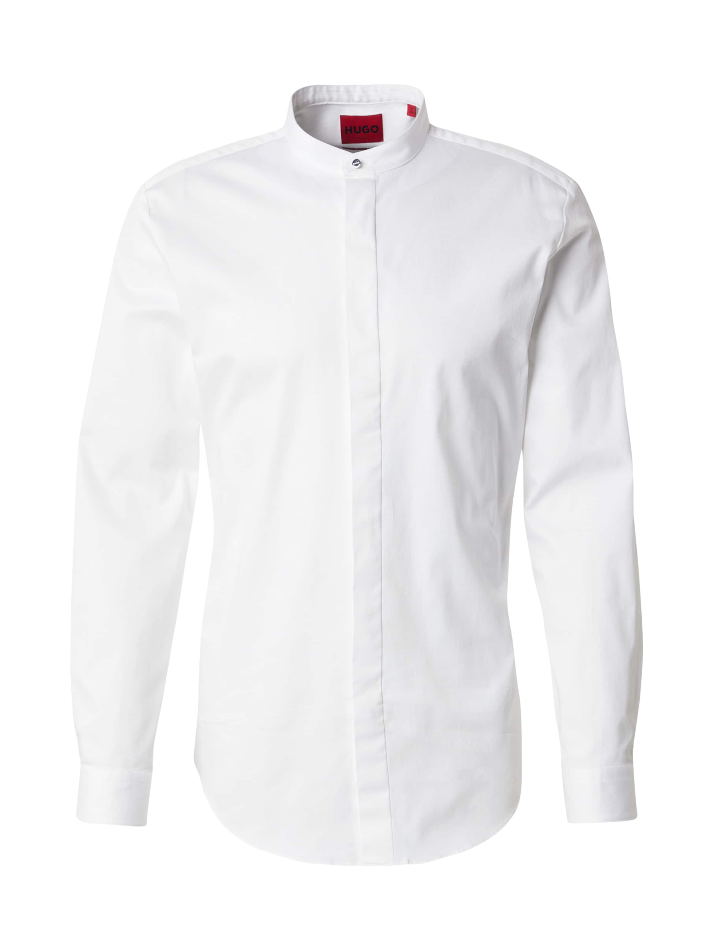 HUGO - Ajuste regular Camisa 'Kaleb' en blanco: frente