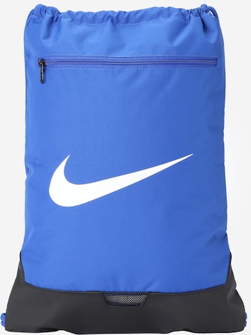 NIKE Спортивная сумка 'Brasilia' в Синий: спереди