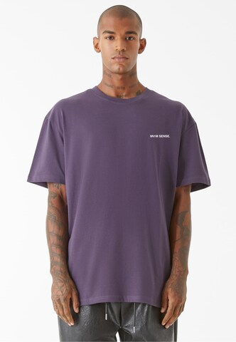 T-Shirt 'Flower' 9N1M SENSE en violet : devant