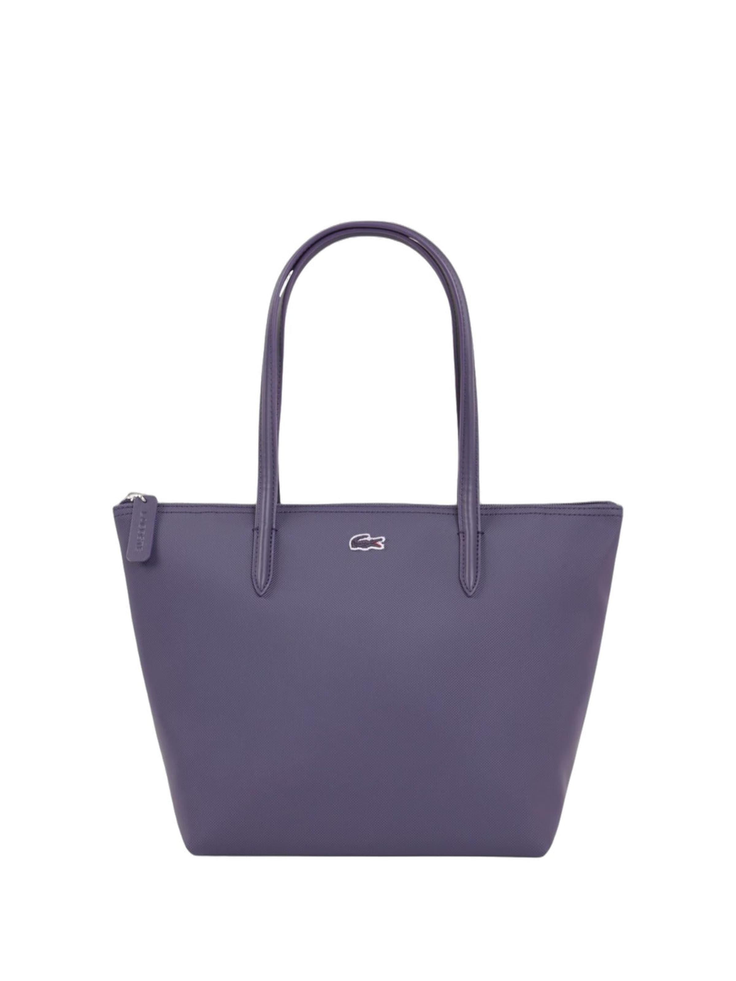LACOSTE - Shopper 'Lacoste Sac Cabas Femme L.12.12 Concept Elixir' em roxo: frente