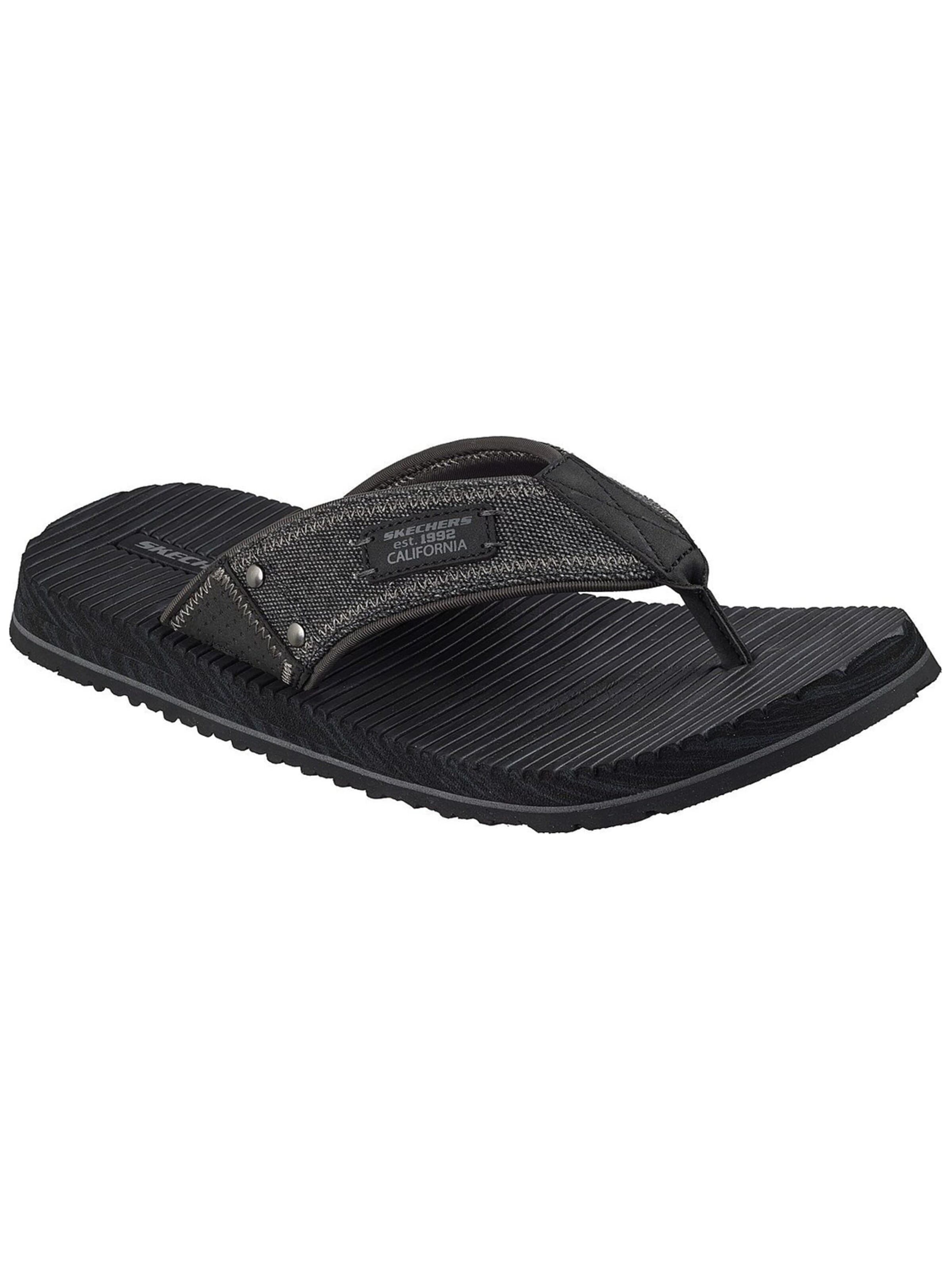Infradito 'Skechers Quill-sea Side' di SKECHERS in nero: frontale