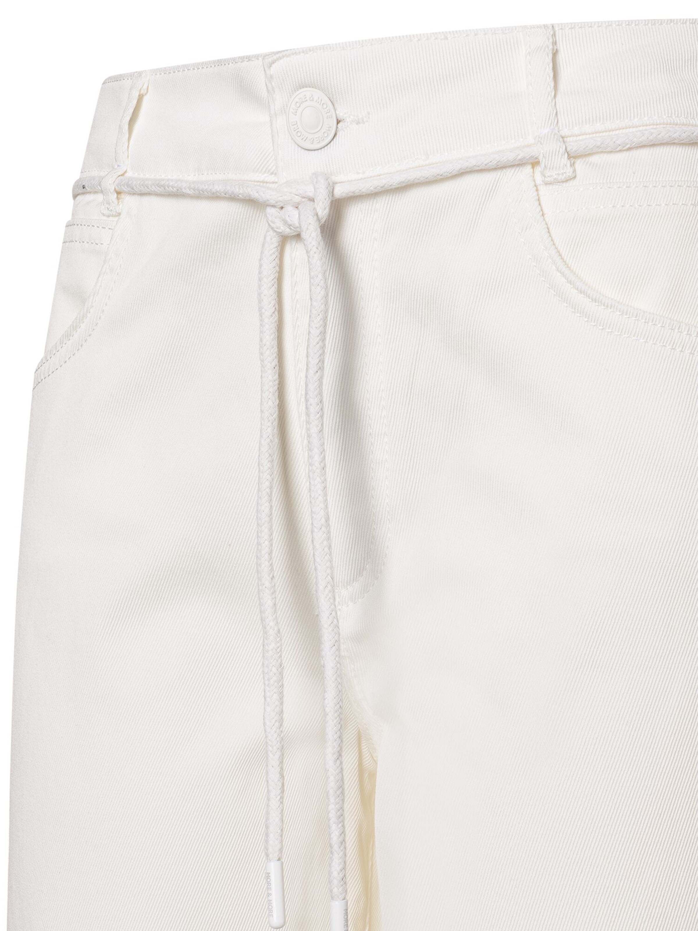 MORE & MORE Wide Leg Jeans in Beige