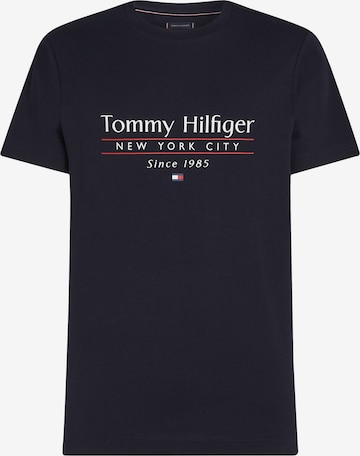 T-Shirt TOMMY HILFIGER en bleu : devant