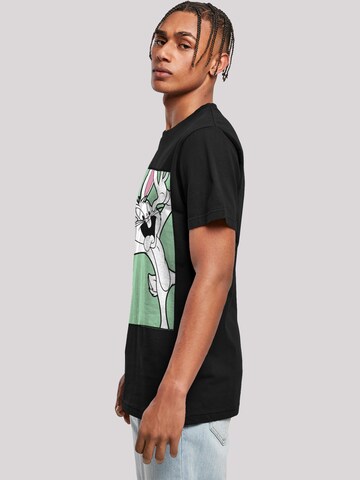 T-Shirt 'Looney Tunes Bugs Bunny Funny Face' F4NT4STIC en noir