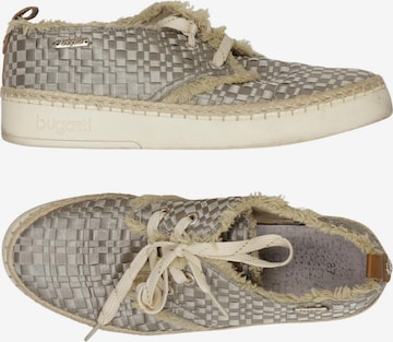 bugatti Halbschuh 44 in Silber: Vorderseite