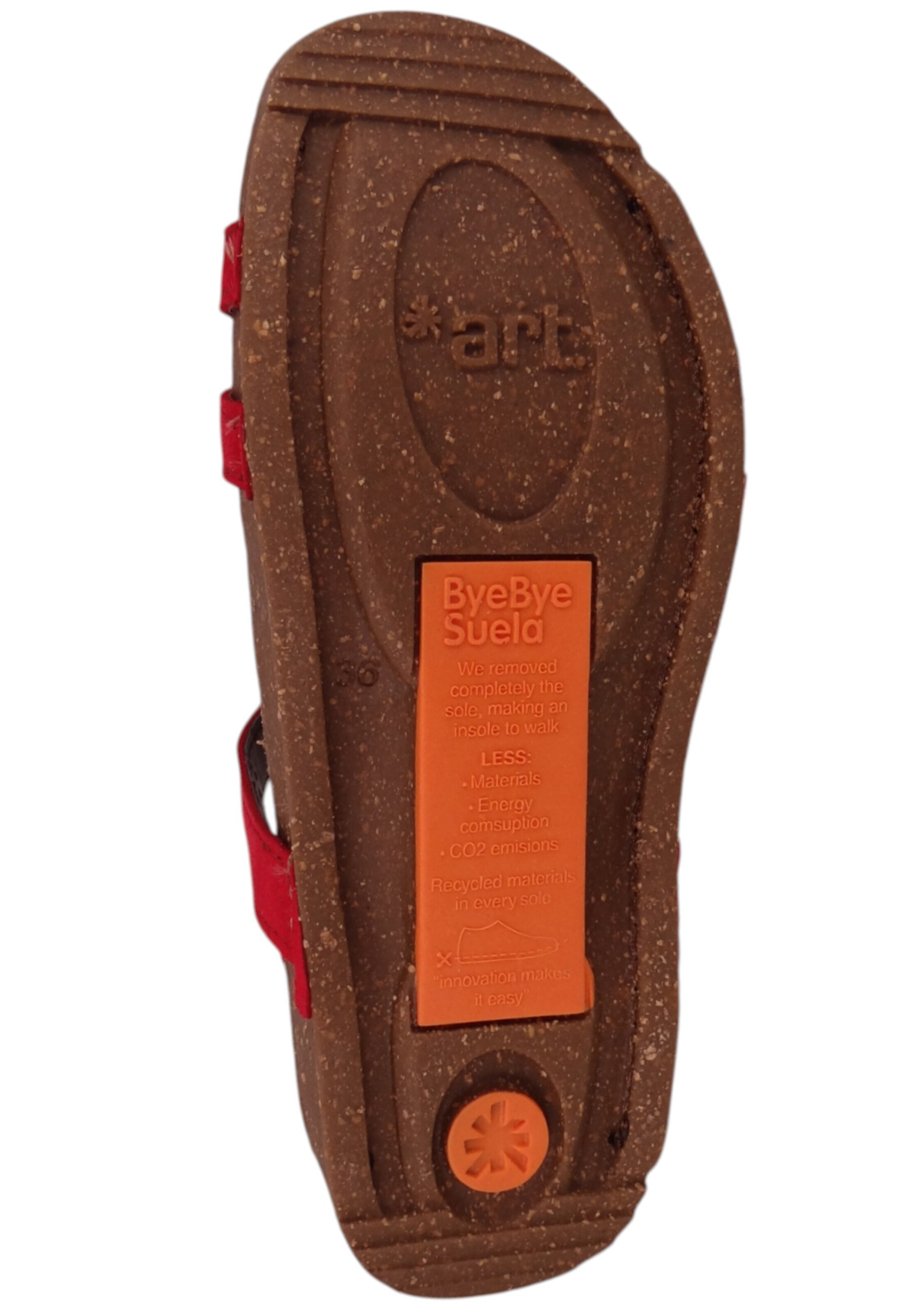 Sandales 'I Breathe' ART en rouge