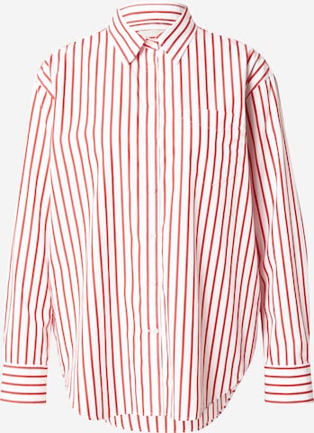 Camicia da donna di GANT in rosso: frontale