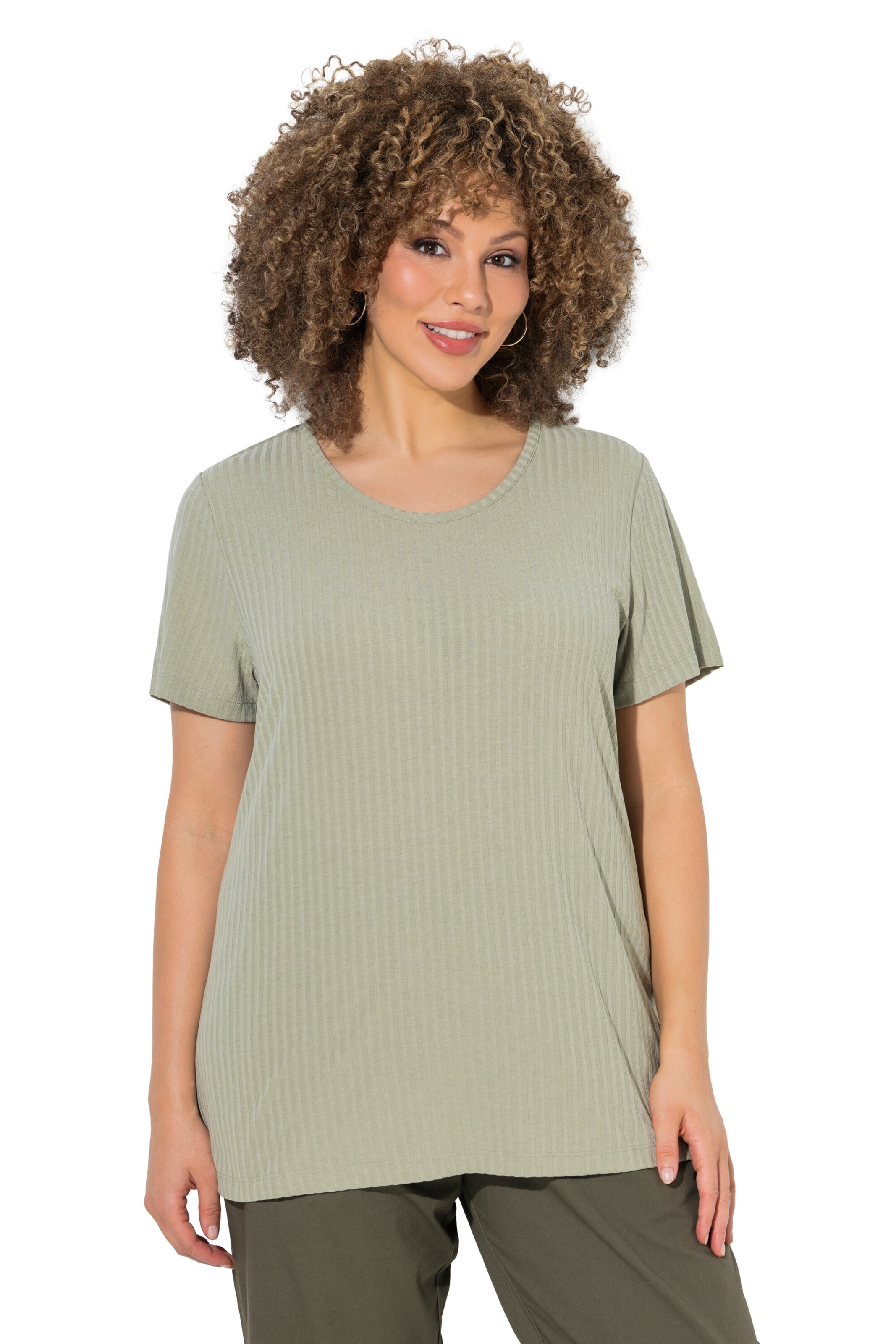 Ulla Popken Shirt in Green: front