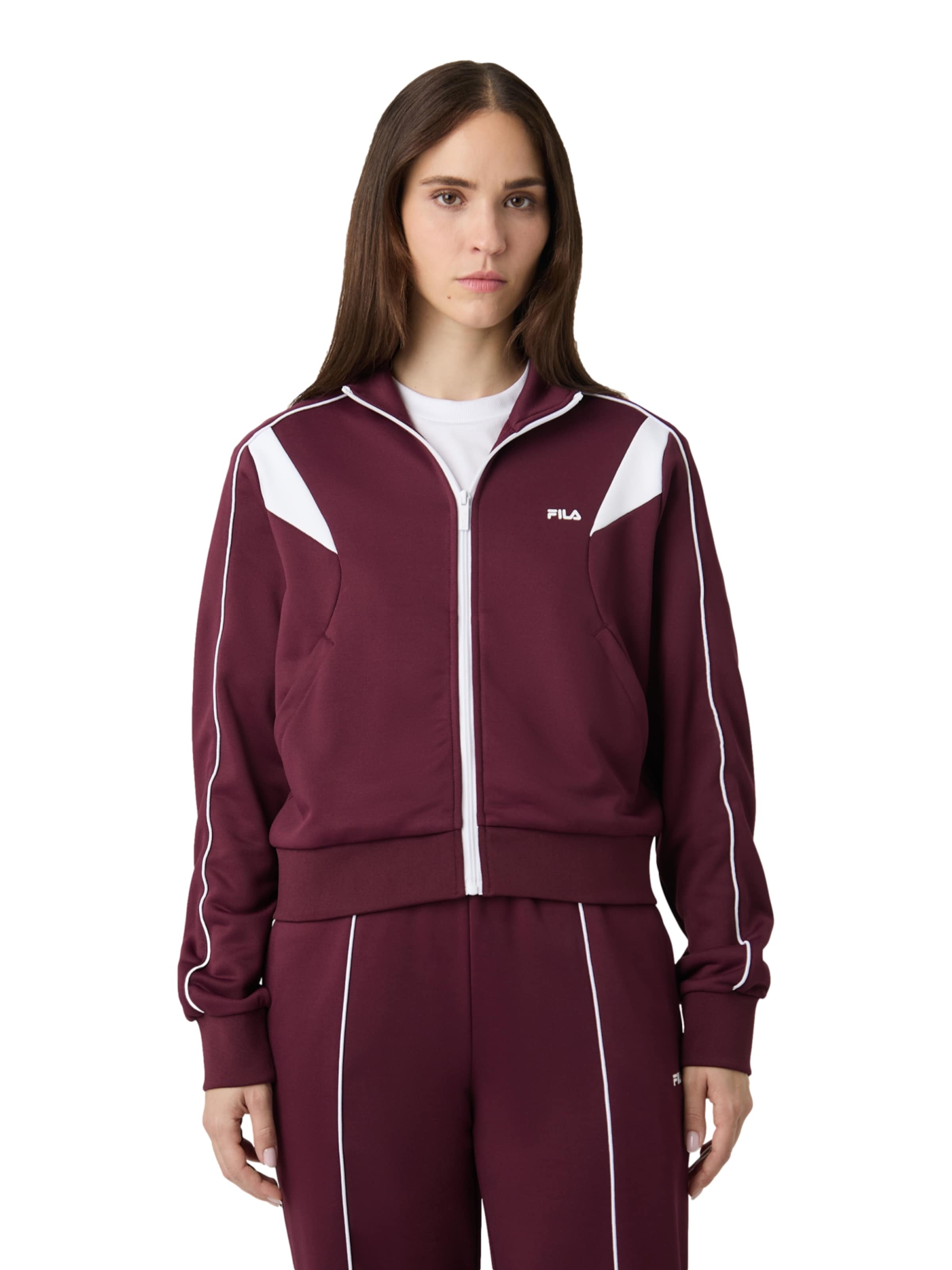 Giacca di felpa 'RIVOLI' di FILA in lilla: frontale