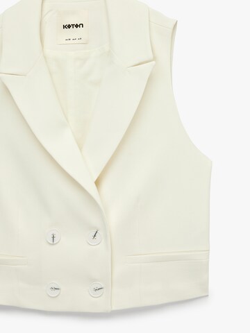 Koton Suit Vest in White