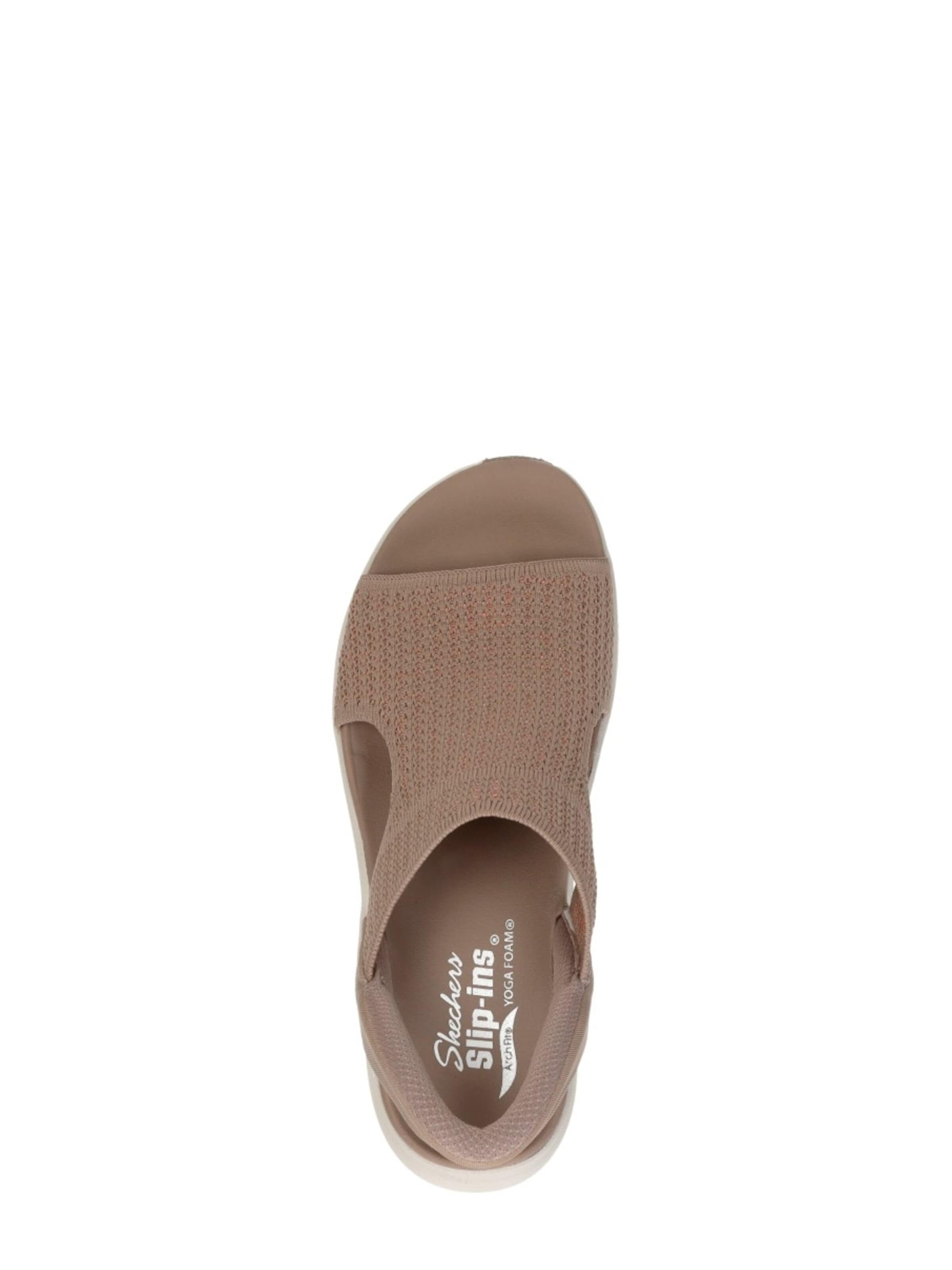 SKECHERS Sandaal 'Slip-Ins: Arch Fit 2.0 Sandal' in Bruin