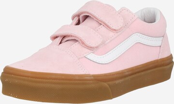 Sneaker 'Old Skool V' di VANS in rosa: frontale