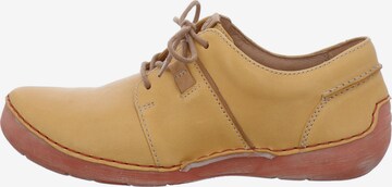 JOSEF SEIBEL Lace-Up Shoes 'Fergey 91' in Yellow: front