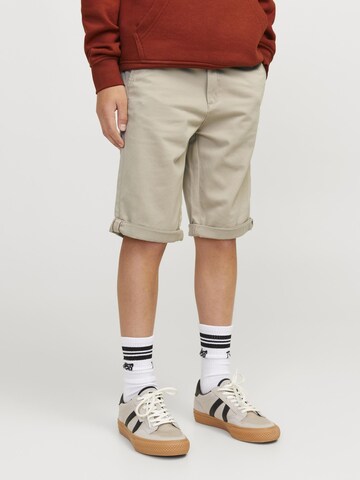 Jack & Jones Junior - Regular Calças 'JJIBowie' em bege: frente