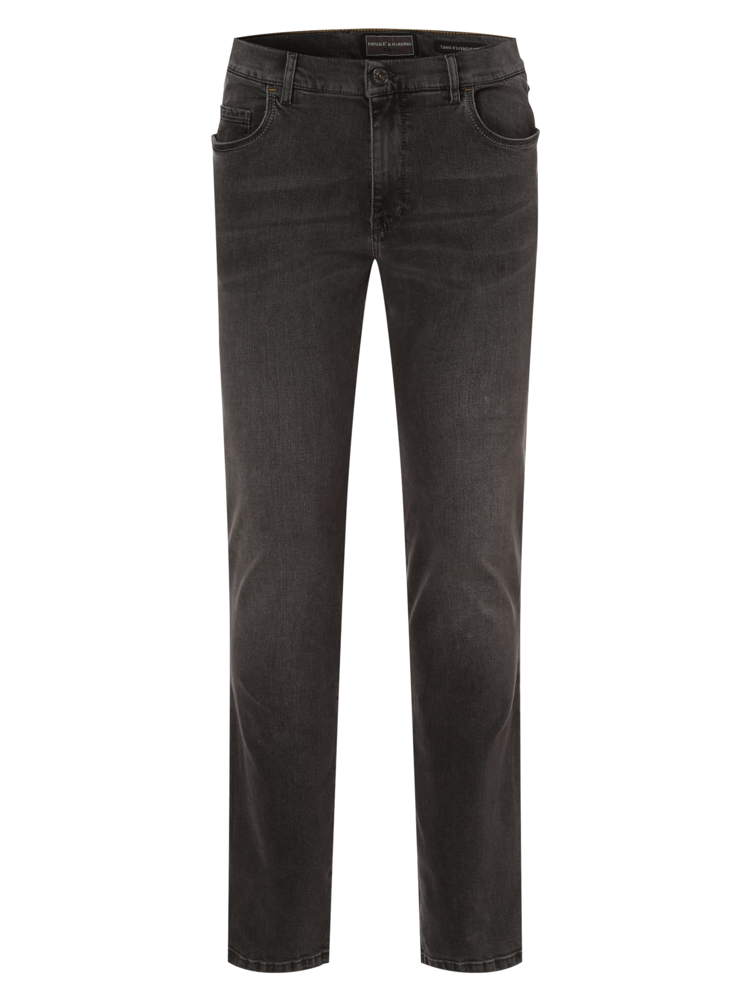 Finshley & Harding Slimfit Jeans ' Timmy ' in Grau: Vorderseite