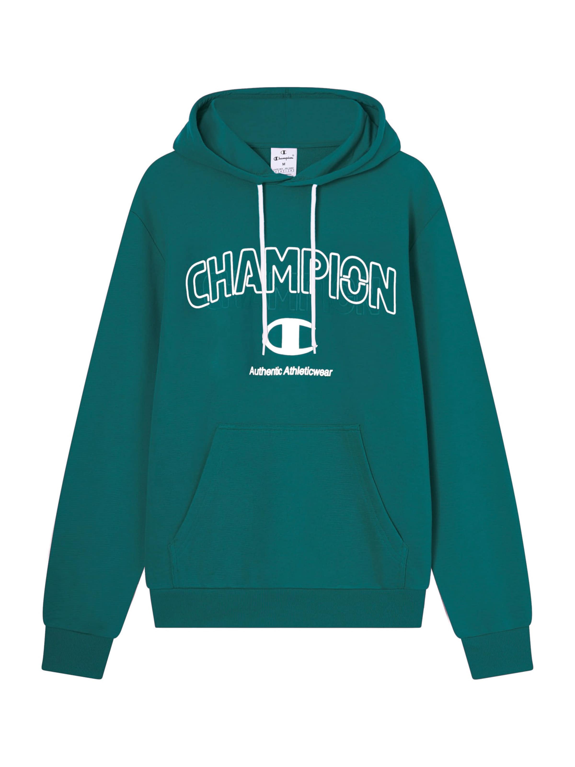 Champion Authentic Athletic Apparel Mikina - Zelená: predná strana