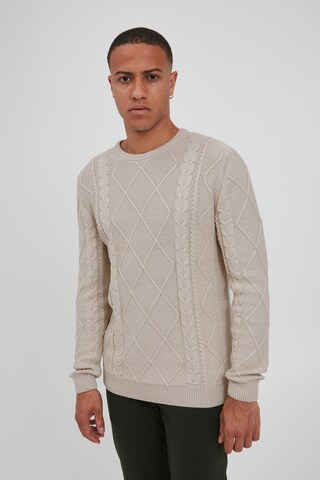 !Solid Sweater 'SDTerence' in Beige: front