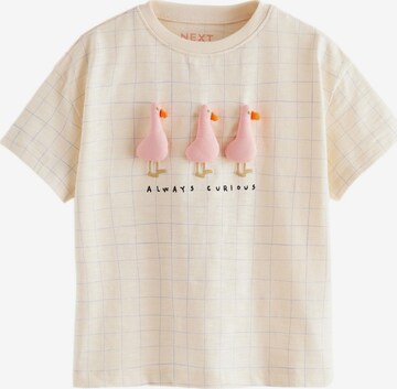 Next Shirt 'Regular Fit' in Beige: voorkant