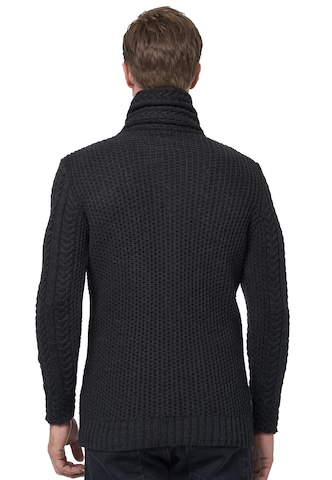 Rusty Neal Knit Cardigan in Black