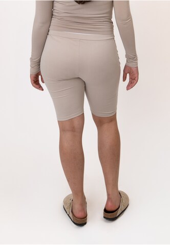 Skinny Leggings 'Roxie' di OH APRIL in marrone