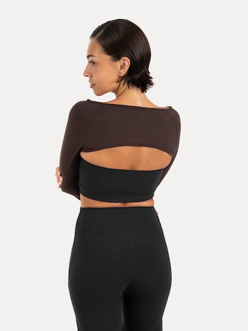 T-shirt ' Neola ' Smilodox en marron