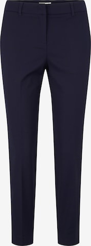 Coupe slim Pantalon 'Mia' TOM TAILOR en bleu : devant