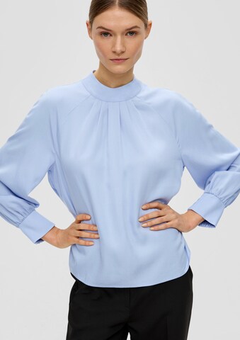 s.Oliver BLACK LABEL Blouse in Blauw: voorkant