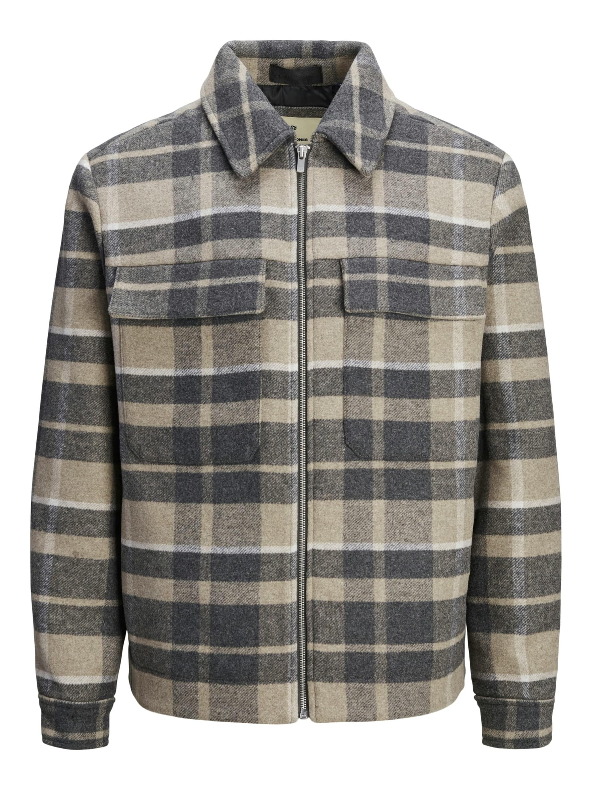 JACK & JONES Between-season jacket in Brown: front